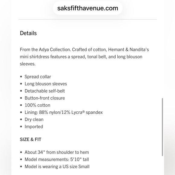 New Hemant & Nandita Adya dress - Picture 6 of 10